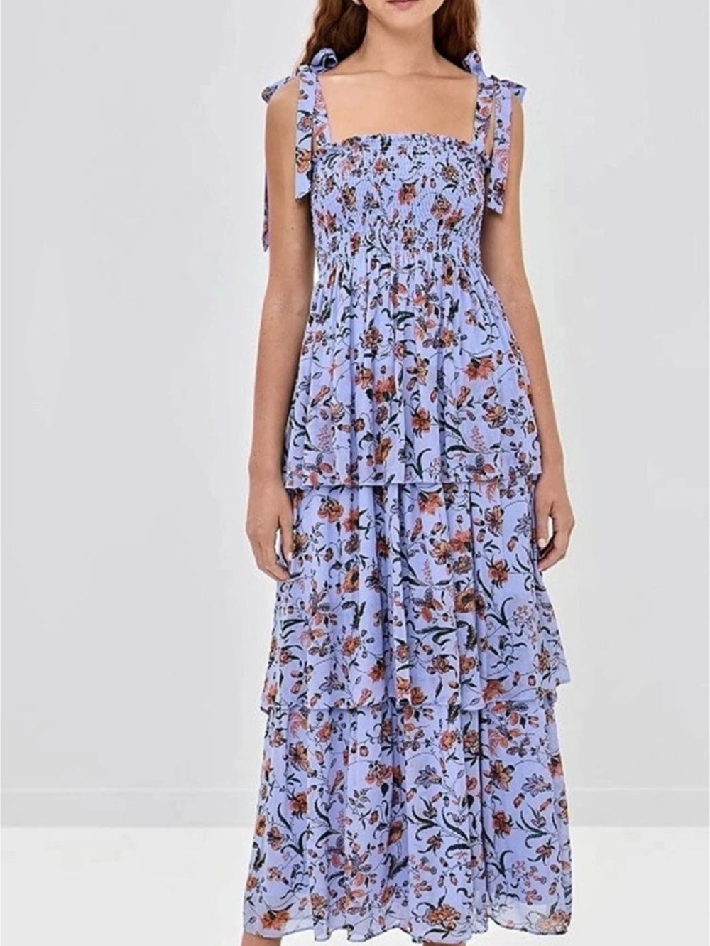 Hill House The Elise Nap Dress in Thistle Fleur Chintz